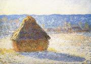 Claude Monet, Meule,Effet de Neige le Matin